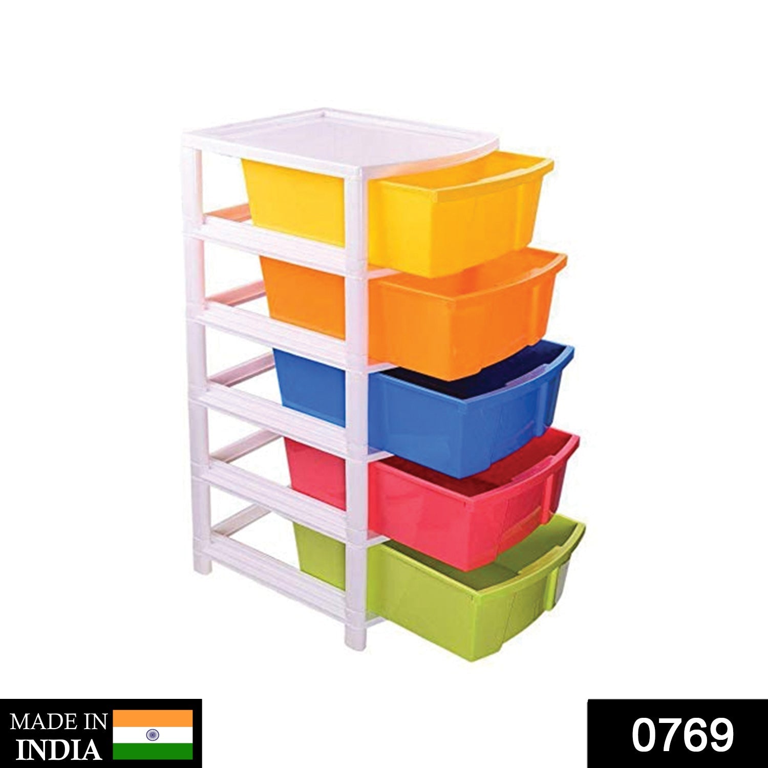 0769 Multipurpose Modular Drawer Organizer Storage Box - 5 Layers DeoDap 0769 Multipurpose Modular Drawer Organizer Storage Box - 5 Layers DeoDap